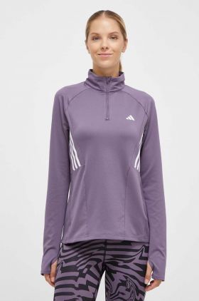 adidas Performance hanorac de antrenament Hyperglam culoarea violet, cu imprimeu