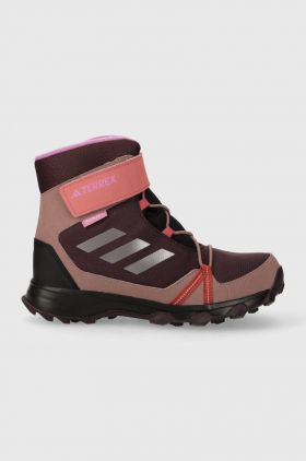 adidas TERREX pantofi copii TERREX SNOW CF R.RD culoarea violet