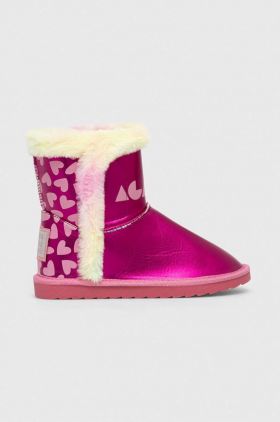 Agatha Ruiz de la Prada cizme de iarna copii culoarea roz