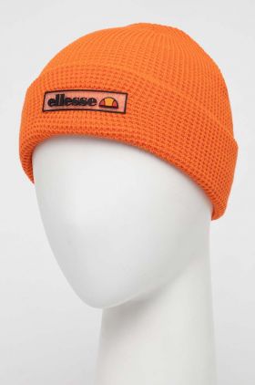 Ellesse caciula culoarea portocaliu, din tricot gros