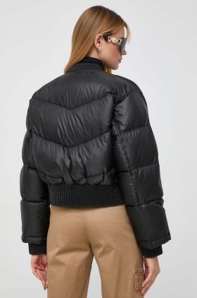 MICHAEL Michael Kors geaca bomber de puf femei, culoarea negru, de iarna, oversize