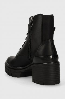 U.S. Polo Assn. botine HALEY femei, culoarea negru, cu toc drept, HALEY001W/CYN1