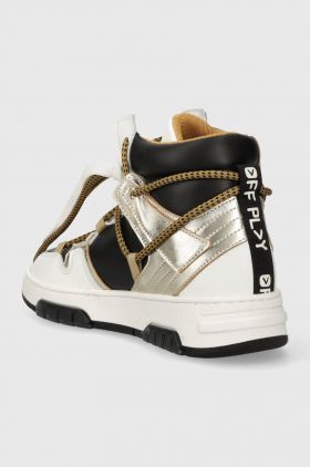 Off Play sneakers din piele SORRENTO culoarea alb, SORRENTO 2 BLACK, WHITE, GOLD