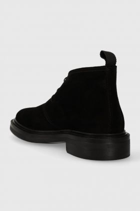 Gant pantofi de piele intoarsa Fairwyn barbati, culoarea negru, 27643407.G00