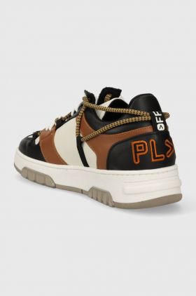 Off Play sneakers din piele SORRENTO culoarea maro, SORRENTO 1 BROWN SHELL COGNACLOW TOP