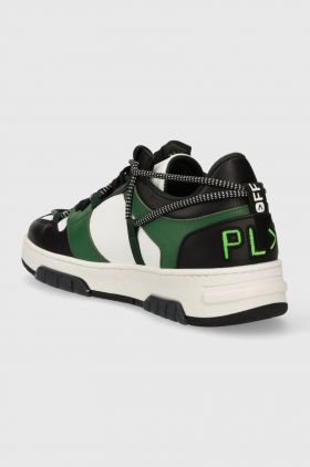 Off Play sneakers din piele SORRENTO culoarea verde, SORRENTO WHITE BLACK GREEN