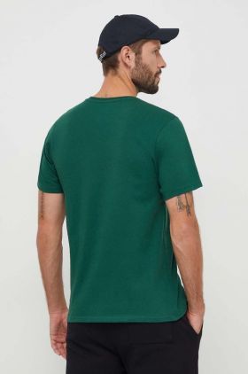 47brand tricou din bumbac MLB Oakland Athletics barbati, culoarea verde, neted