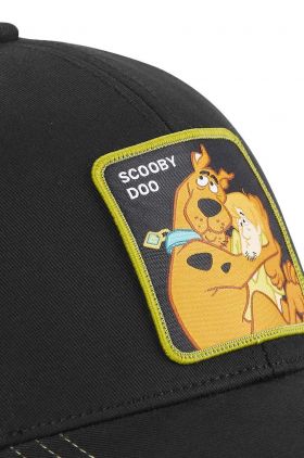 Capslab sapca Scooby-Doo culoarea negru, cu imprimeu