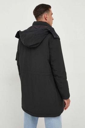 Blauer geaca barbati, culoarea negru, de iarna