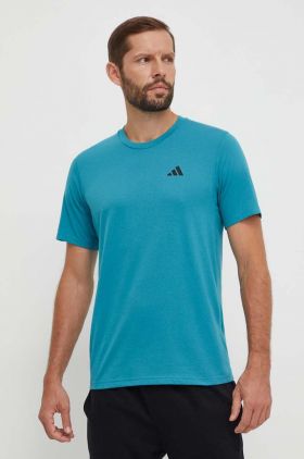 adidas Performance tricou de antrenament Train Essentials culoarea verde, neted