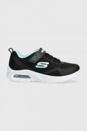 Skechers sneakers pentru copii MICROSPEC culoarea negru