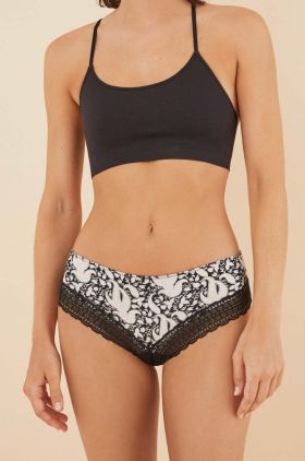 women'secret chiloti SECOND ROUND culoarea negru, 876742