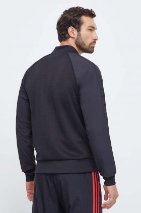 adidas Originals bluza barbati, culoarea negru, neted