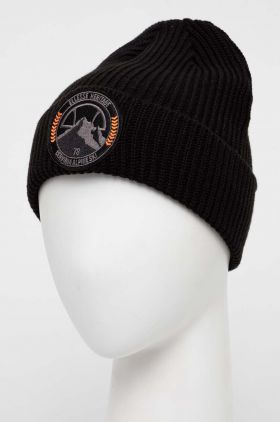 Ellesse caciula culoarea negru, din tricot gros