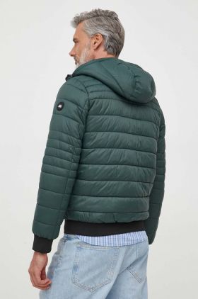 Pepe Jeans geaca barbati, culoarea verde, de tranzitie