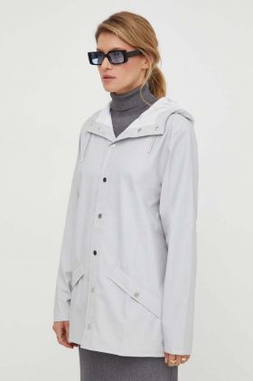 Rains geaca 12010 Jackets culoarea gri, de tranzitie