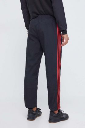 adidas Originals pantaloni barbati, culoarea negru, modelator