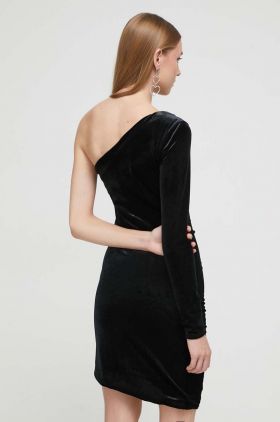 HUGO rochie culoarea negru, mini, mulata