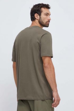 adidas tricou din bumbac barbati, culoarea verde, cu imprimeu