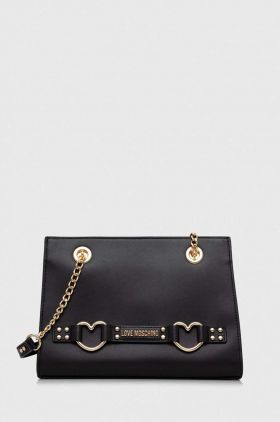 Love Moschino poseta culoarea negru