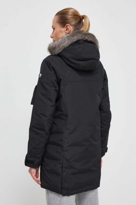 Burton geaca de puf femei, culoarea negru, de iarna