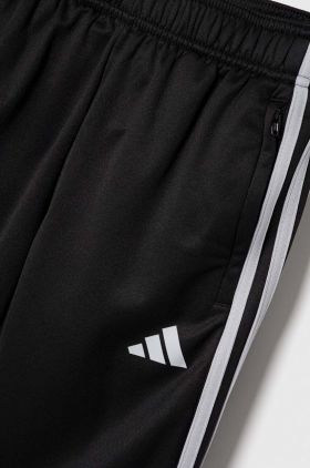 adidas Performance pantaloni de trening pentru copii culoarea negru, cu imprimeu