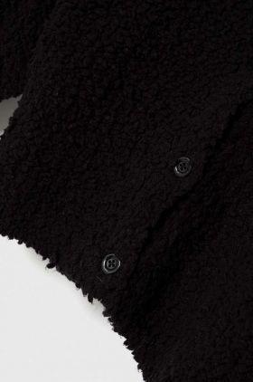 United Colors of Benetton cardigan copii culoarea negru, călduros