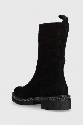 Wojas cizme femei, culoarea negru, cu platforma, 5523081