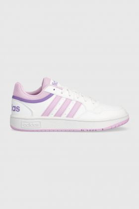 adidas Originals sneakers pentru copii HOOPS 3.0 K culoarea alb