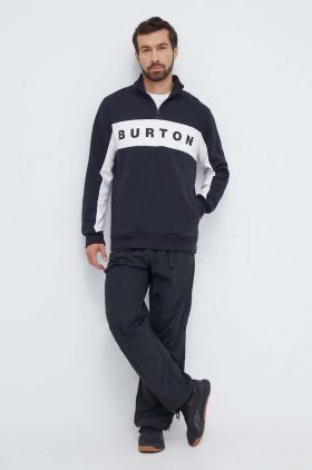 Burton bluza barbati, culoarea negru, modelator