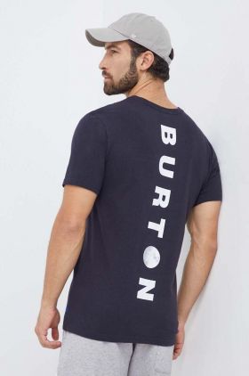 Burton tricou din bumbac barbati, culoarea negru, cu imprimeu