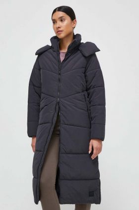 Jack Wolfskin geaca femei, culoarea gri, de iarna