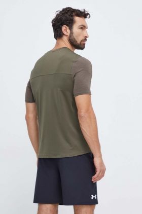 Reebok tricou de antrenament ActivChill culoarea verde, neted