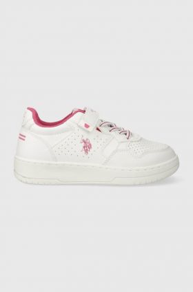 U.S. Polo Assn. sneakers pentru copii culoarea alb