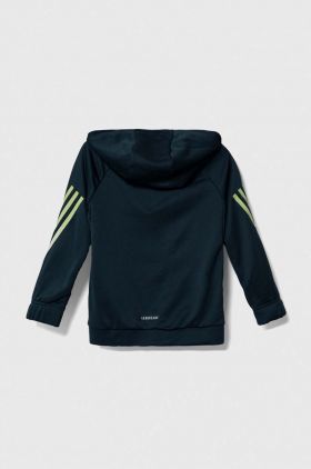 adidas bluza copii cu glugă, cu imprimeu