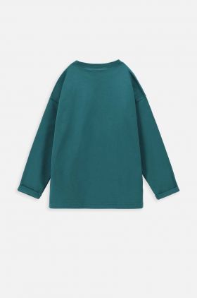 Coccodrillo longsleeve copii culoarea verde