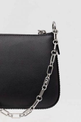 MICHAEL Michael Kors poseta de piele culoarea negru