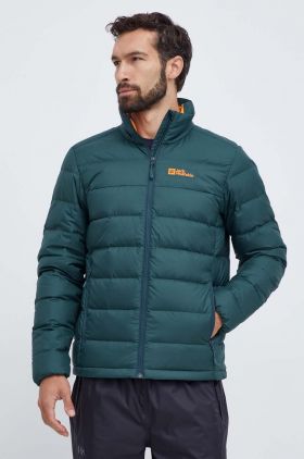 Jack Wolfskin geaca sport din puf Ather culoarea verde