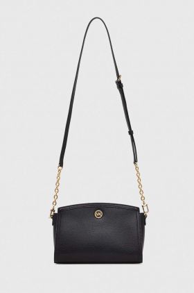 MICHAEL Michael Kors poseta de piele culoarea negru