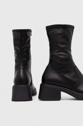 Vagabond Shoemakers botine DORAH femei, culoarea negru, cu toc drept, 5642.502.20