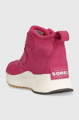 Sorel cizme de iarna pentru copii CHILDRENS OUT N ABOUT™ CLASSIC WP culoarea roz