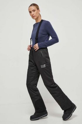 EA7 Emporio Armani pantaloni de schi culoarea gri