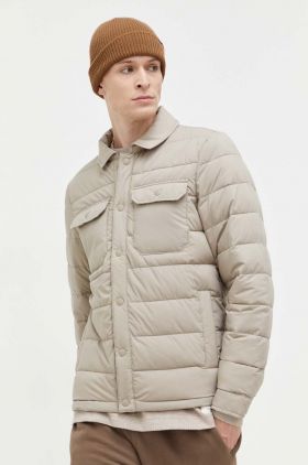 Hollister Co. geaca barbati, culoarea bej, de tranzitie