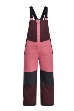 Jack Wolfskin pantaloni de schi pentru copii ACTAMIC 2L INS BIB culoarea roz