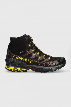 LA Sportiva pantofi Ultra Raptor II Mid GTX barbati, culoarea negru