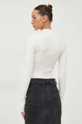 Abercrombie & Fitch body culoarea bej, light, cu turtleneck