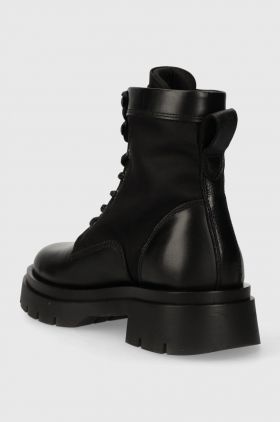Gant bocanci Meghany femei, culoarea negru, cu platforma, 27541403.G00