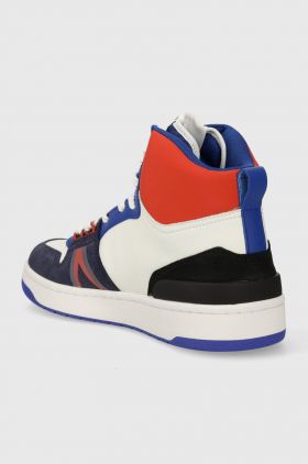 Lacoste sneakers din piele L001 Leather Colorblock High-Top 45SMA0027