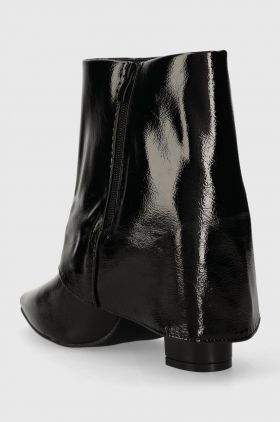 Answear Lab botine femei, culoarea negru, cu toc drept