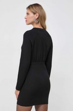 Silvian Heach rochie culoarea negru, mini, mulata